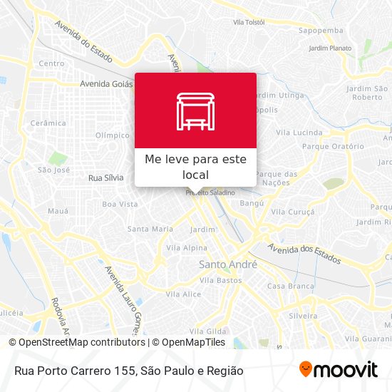 Rua Porto Carrero 155 mapa