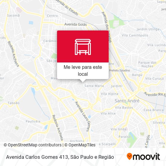 Avenida Carlos Gomes 413 mapa