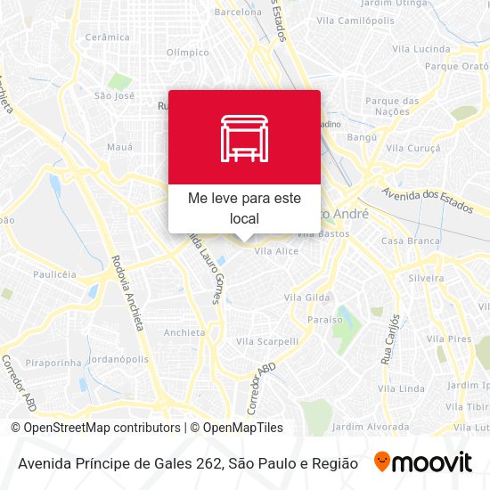 Avenida Príncipe de Gales 262 mapa
