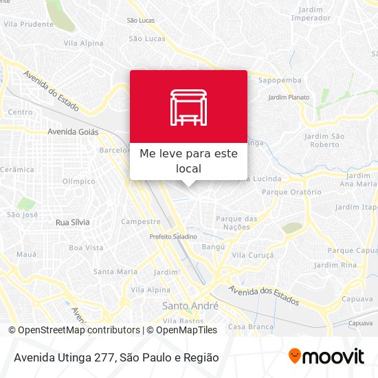 Avenida Utinga 277 mapa