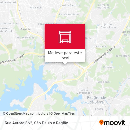 Rua Aurora 362 mapa
