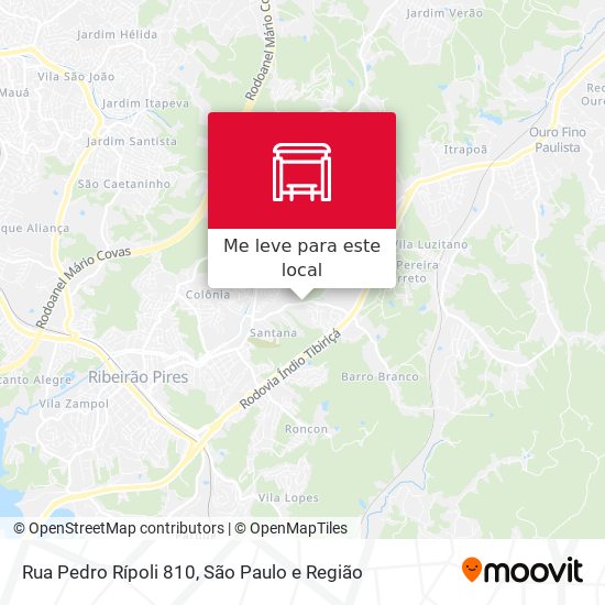 Rua Pedro Rípoli 810 mapa