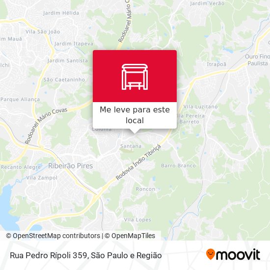 Rua Pedro Rípoli 359 mapa