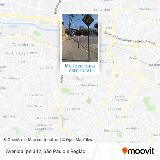 Avenida Ipê 342 mapa