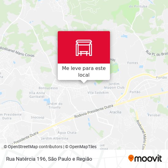 Rua Natércia 196 mapa