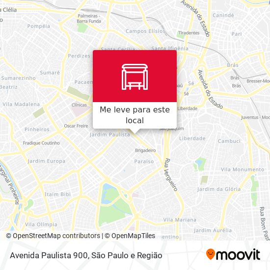 Avenida Paulista 900 mapa