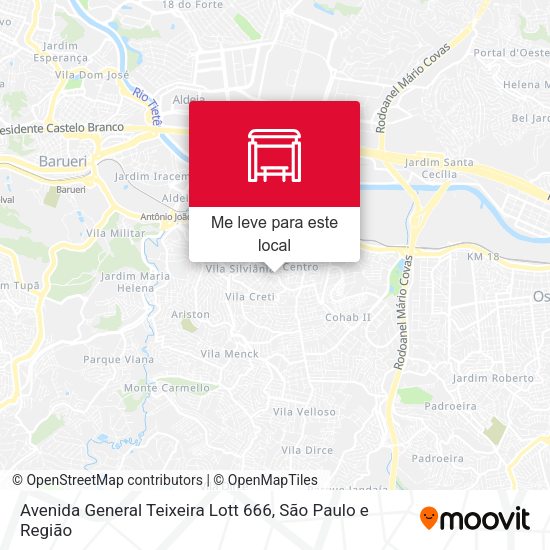 Avenida General Teixeira Lott 666 mapa
