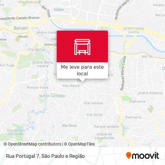 Rua Portugal 7 mapa