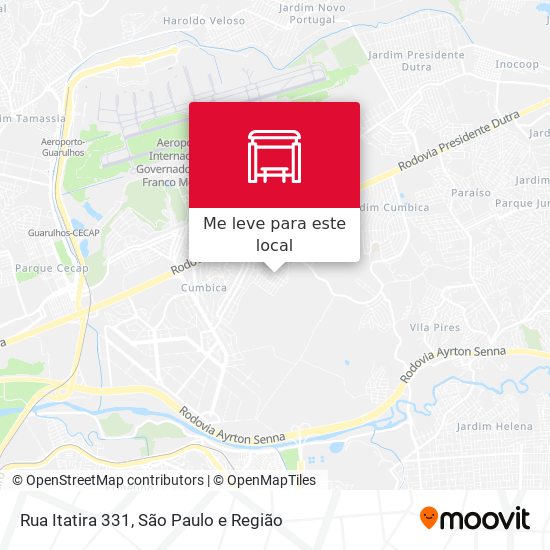 Rua Itatira 331 mapa