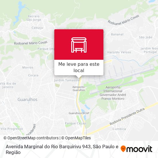 Avenida Marginal do Rio Barquirivu 943 mapa