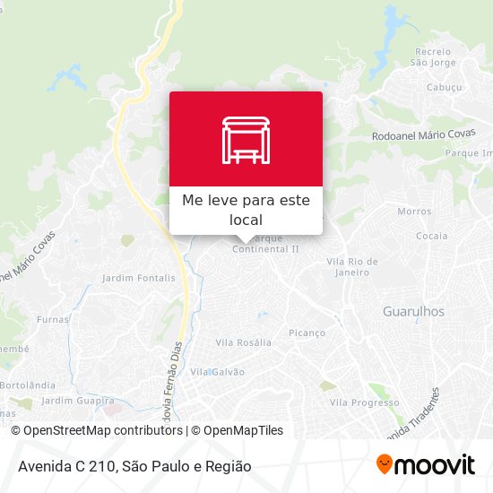 Avenida C 210 mapa