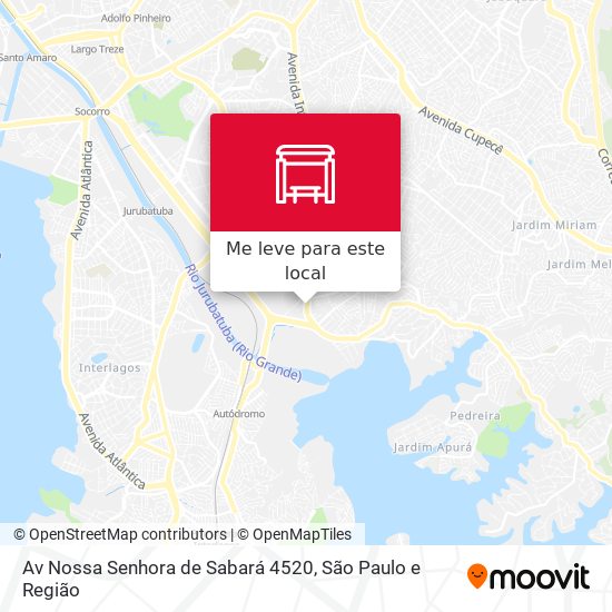 Av Nossa Senhora de Sabará 4520 mapa