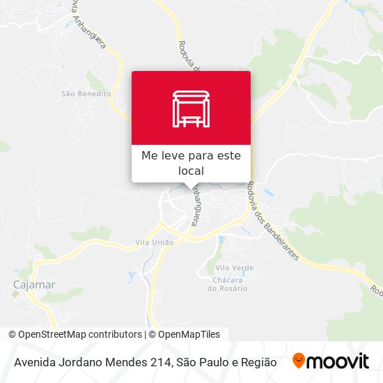 Avenida Jordano Mendes 214 mapa