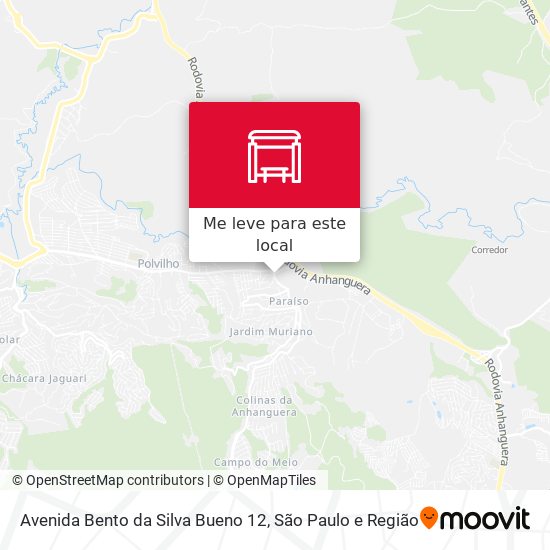 Avenida Bento da Silva Bueno 12 mapa