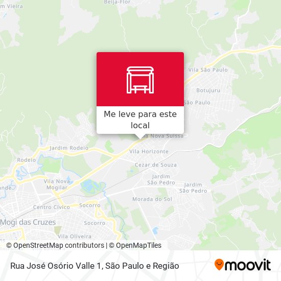 Rua José Osório Valle 1 mapa