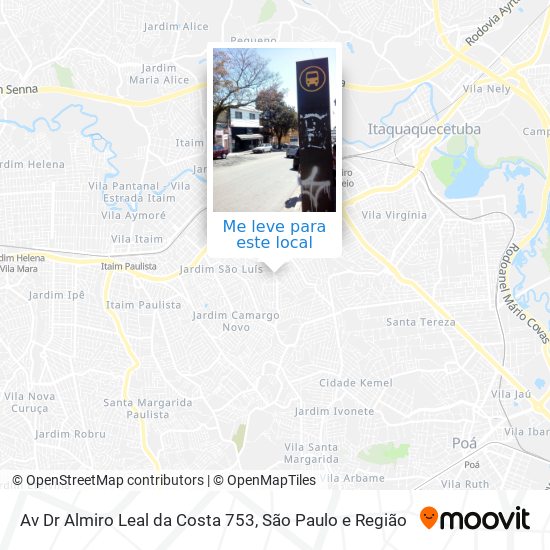 Av Dr Almiro Leal da Costa 753 mapa