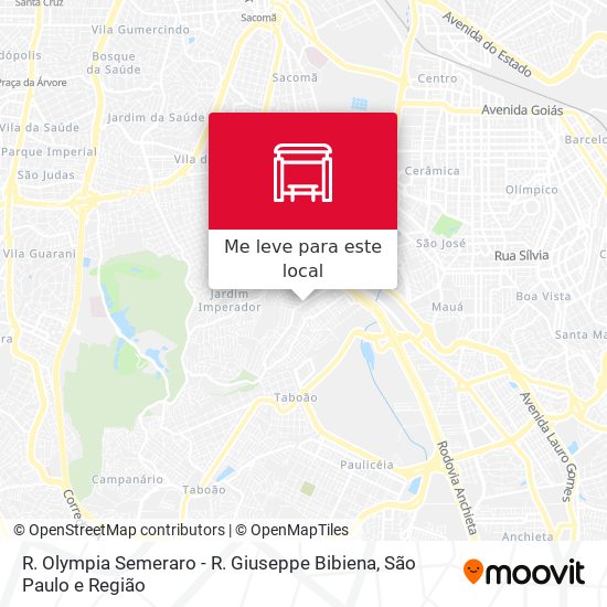 R. Olympia Semeraro - R. Giuseppe Bibiena mapa