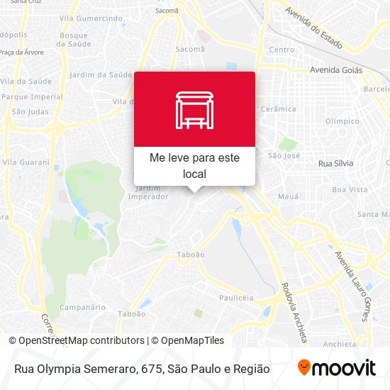 Rua Olympia Semeraro, 675 mapa
