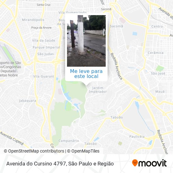 Avenida do Cursino 4797 mapa