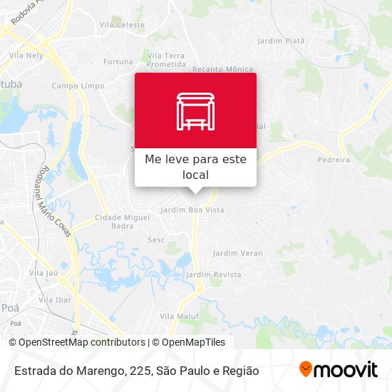 Estrada do Marengo, 225 mapa