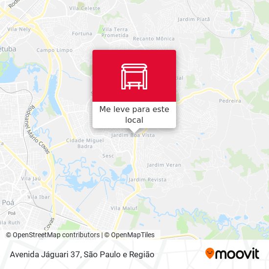Avenida Jáguari 37 mapa