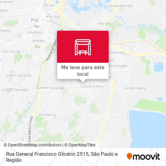 Rua General Francisco Glicério 2515 mapa