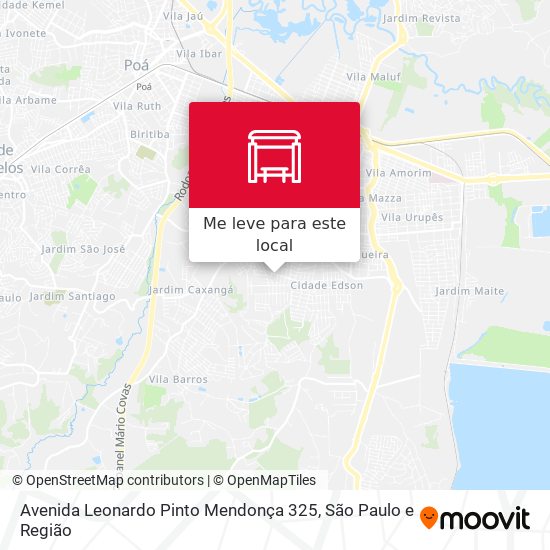 Avenida Leonardo Pinto Mendonça 325 mapa