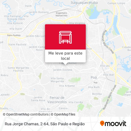 Rua Jorge Chamas, 2-64 mapa