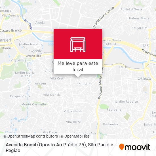 Avenida Brasil (Oposto Ao Prédio 75) mapa