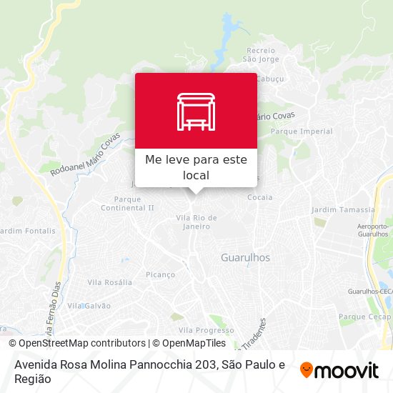 Avenida Rosa Molina Pannocchia 203 mapa