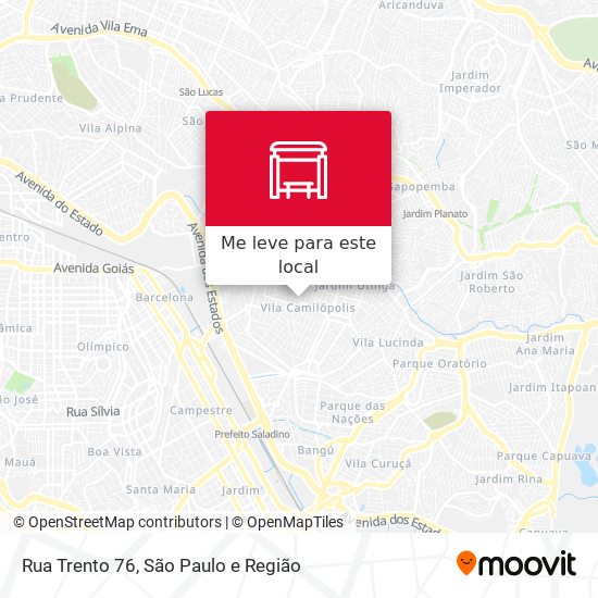 Rua Trento 76 mapa