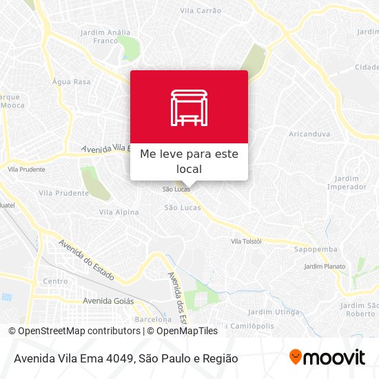Avenida Vila Ema 4049 mapa