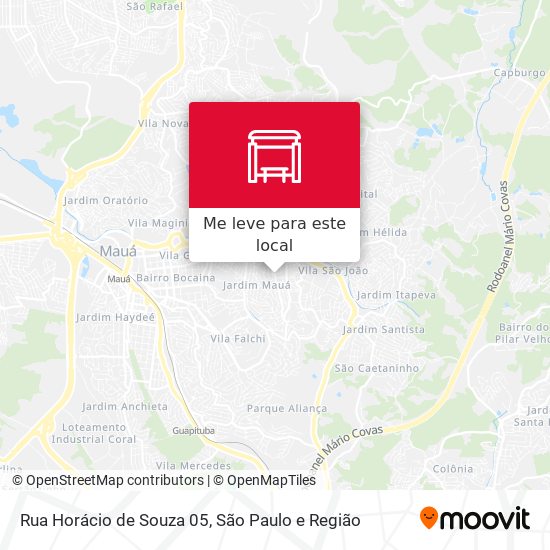Rua Horácio de Souza 05 mapa
