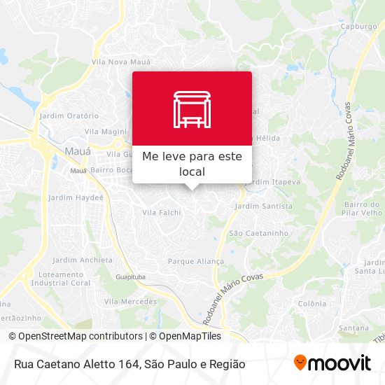 Rua Caetano Aletto 164 mapa