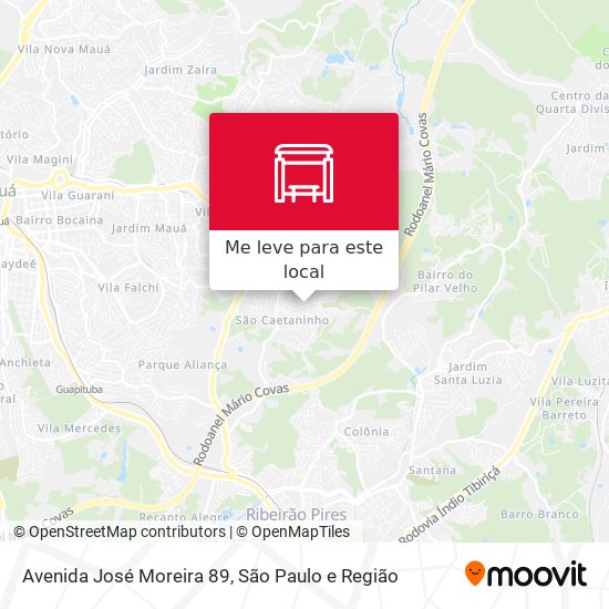Avenida José Moreira 89 mapa