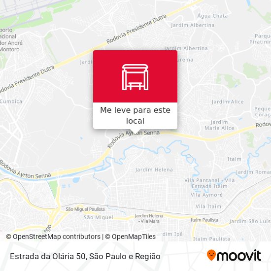 Estrada da Olária 50 mapa