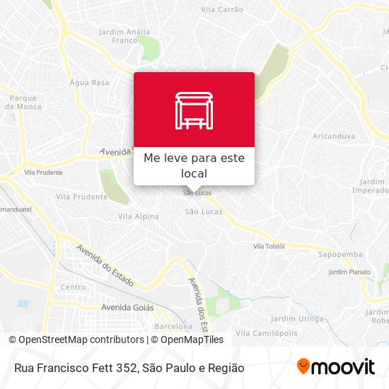Rua Francisco Fett 352 mapa