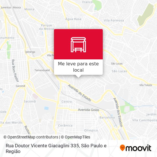 Rua Doutor Vicente Giacaglini 335 mapa