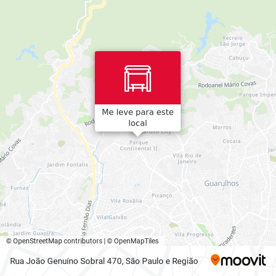 Rua João Genuíno Sobral 470 mapa