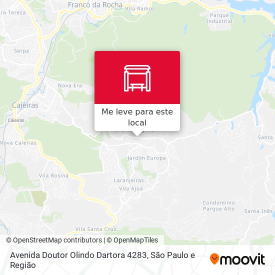 Avenida Doutor Olindo Dartora 4283 mapa
