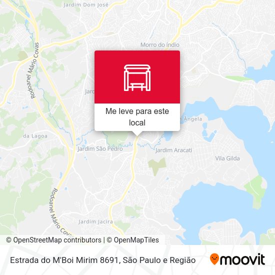 Estrada do M'Boi Mirim 8691 mapa