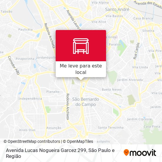 Avenida Lucas Nogueira Garcez 299 mapa