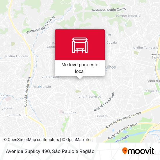 Avenida Suplicy 490 mapa