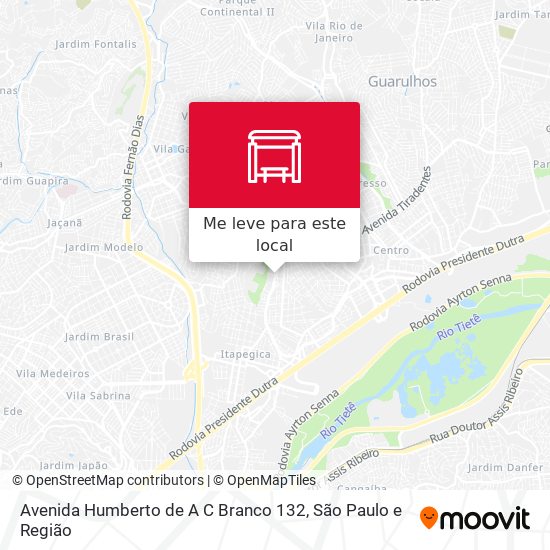 Avenida Humberto de A C Branco 132 mapa