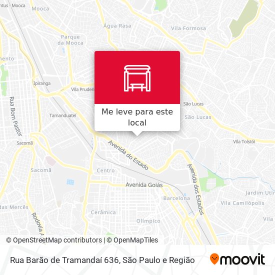 Rua Barão de Tramandaí 636 mapa