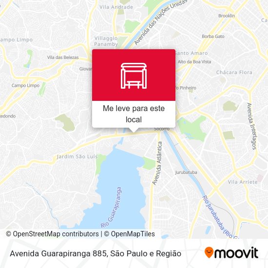 Avenida Guarapiranga 885 mapa