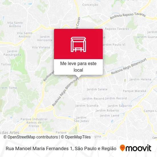 Rua Manoel Maria Fernandes 1 mapa
