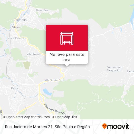 Rua Jacinto de Moraes 21 mapa