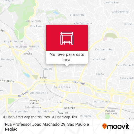 Rua Professor João Machado 29 mapa