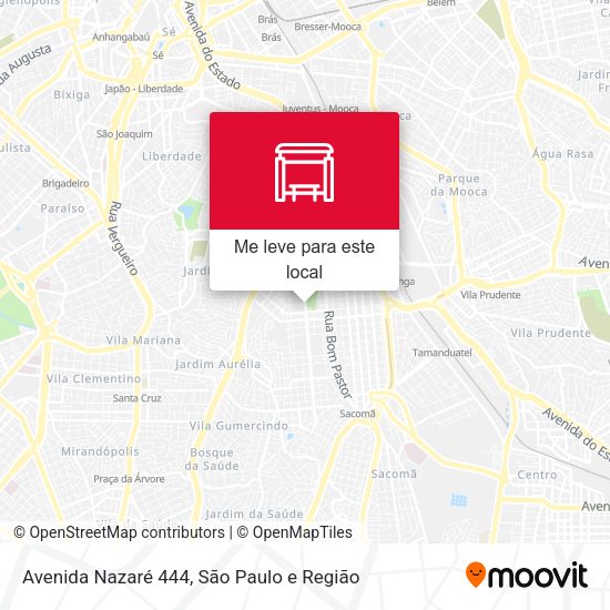 Avenida Nazaré 444 mapa